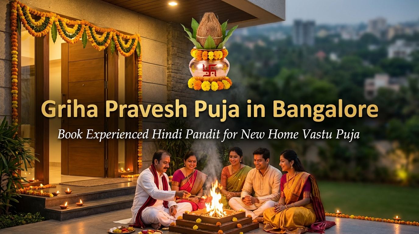 North Indian pandit Griha Pravesh